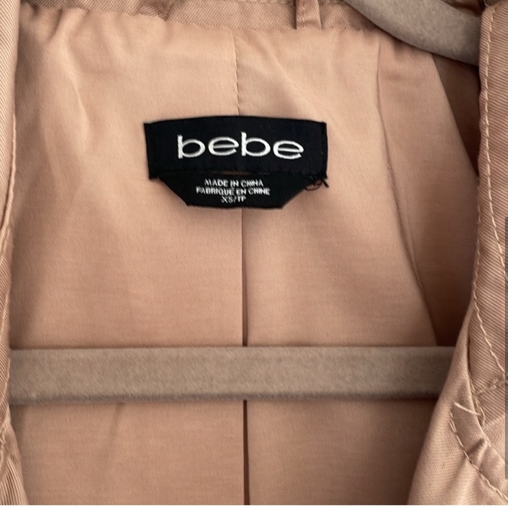 Bebe Trench Coat - Picture 3 of 6